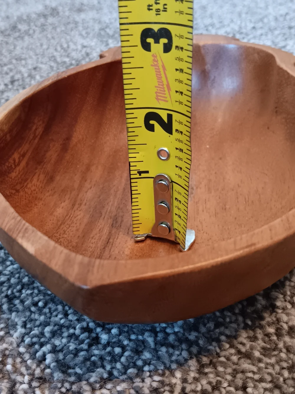 Leilani Genuine Monkey Pod Wood Acorn Bowl Set (2 Pieces)